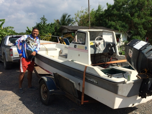 เรือโตฮัทสุขนาด 17ฟุตพร้อมเครื่อง 40 แรง