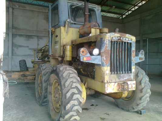 ขายรถเกรด KOMATSU GD 376H-49xx เอกสารเล่มทะเบียน