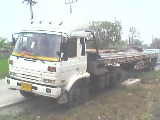 ขายรถห้าง 6 ล้อ หัวลาก NISSUN CP180 180 แรงสีทำใหม่+หางพนัส 2 เพลา 12 เมตร สวยสีทำใหม่ พร้อมใช้งาน