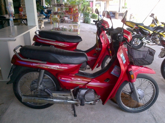 ขาย!ฮอนด้าดรีม100สองคันคันละ12800บ.ปี39 รถเครื่องเดิม เครื่องดี พร้อมใช้ ทะเบียน+เอกสารโอน ภาษีไม่หมด