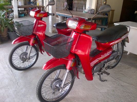 ขาย!ฮอนด้าดรีม100สองคันคันละ12800บ.ปี39 รถเครื่องเดิม เครื่องดี พร้อมใช้ ทะเบียน+เอกสารโอน ภาษีไม่หมด