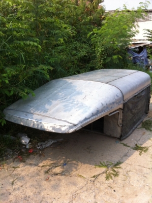 หลังคาสแตนเลสใส่กับอีสุมังกรราคา 2500 บาท