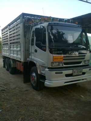 ขายรถสิบล้อดั้มแม่+ลูก 2 เพลา ISUZU   320 ดั้ม KC  คอกสูงรถสวยพร้อมใช้เอกสารพร้อม