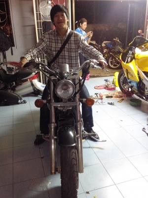 ขายSteed 400 เครื่องสดมาก 62000รถพึ่งประกอบเสร็จเมื่อตุลาราคาต่อลองได้สนใจติดต่อ0803355484