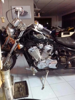 ขายSteed 400 เครื่องสดมาก 62000รถพึ่งประกอบเสร็จเมื่อตุลาราคาต่อลองได้สนใจติดต่อ0803355484