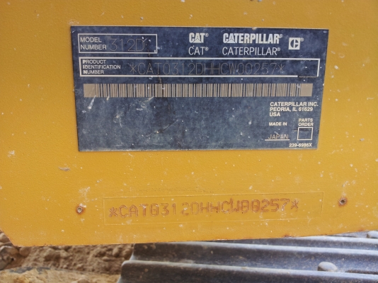 CAT 312 Dกระบอกดำสวยๆๆเดิมๆๆ7150ชั่วโมง CAT 312 Dกระบอกดำสวยๆๆเดิมๆๆ7150ชั่วโมง