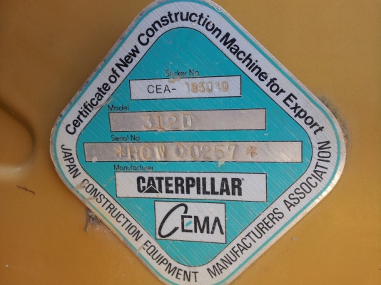 CAT 312 Dกระบอกดำสวยๆๆเดิมๆๆ7150ชั่วโมง CAT 312 Dกระบอกดำสวยๆๆเดิมๆๆ7150ชั่วโมง