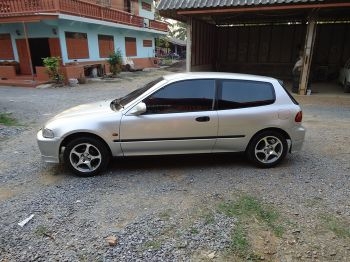 ขายคับ CIVIC 3ประตู  เครื่องยนต์หัวฉีด แก๊ส LPG ประหยัดคับ ราคาไม่แ