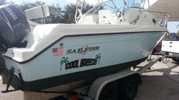 เรือตกปลา 24ฟุต  Sail Fish 234 Walkaround ปี2005