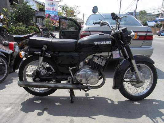 ขาย SUZUKI K-125 mark 2 ตัวสุดท้ายไม่มียางแก้มถัง สภาพดีทำสีแล้ว ทะเบียนพร้อมโอน