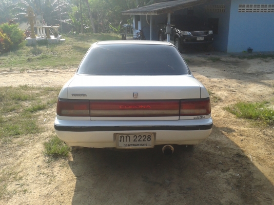 ขอขายใหม่คับเพิ่งเปลี่ยนเครื่องมาใหม่คับTOYOTA CORONA ปี1992 เครื่อง 4AFE 1600 CC เกียร์ออโต้ กระจกไฟฟ้า แอร์เย็น เครื่องดี .ใช้ได้ทั้งแก๊ซและน้ำมันคับ สีสวยขาวมุกทั้งคันคับ ขอขายใหม่คับเพิ่งเปลี่ยนเครื่องมาใหม่คับTOYOTA CORONA ปี1992 เครื่อง 4AFE 1600 CC เกียร์ออโต้ กระจกไฟฟ้า แอร์เย็น เครื่องดี .ใช้ได้ทั้งแก๊ซและน้ำมันคับ สีสวยขาวมุกทั้งคันคับ