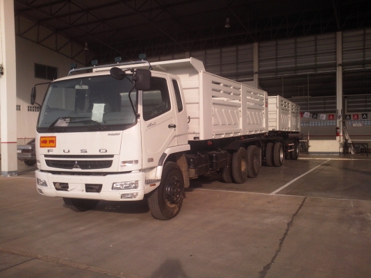 ขายรถฟูโซ่270ใหม่ดั้มแม่-ลูกจัดไฟแนนซ์ผ่านรับรถเลย