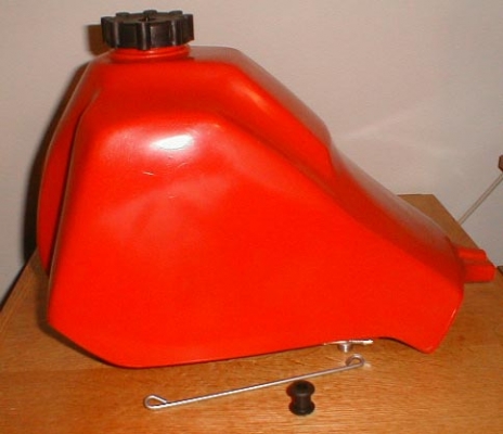 ถังน้ำมันรถวิบาก หรือ ATV ATC สีแดงสด