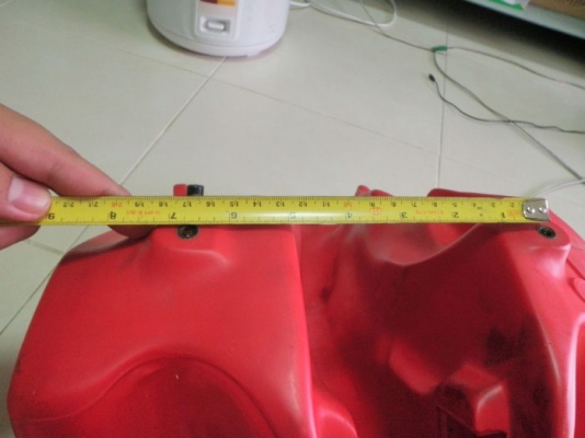 ถังน้ำมันรถวิบาก หรือ ATV ATC สีแดงสด