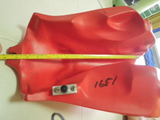 ถังน้ำมันรถวิบาก หรือ ATV ATC สีแดงสด