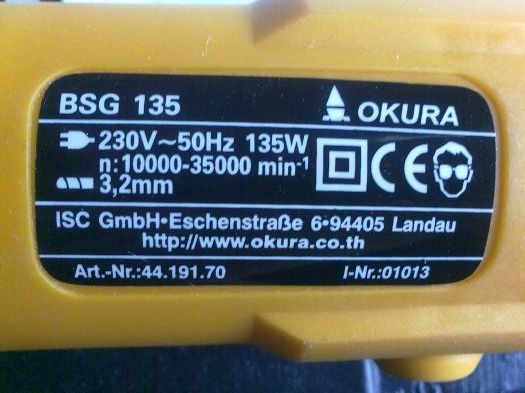 เครื่องเจียรแกนตรง 3mm. จิ๋ว แรงดี