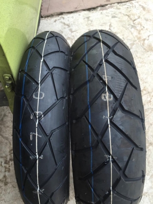 ใหม่ล่าสุด Dunlop d609 Trailmax 120/70/17-160/60/17 ยางปี 2015