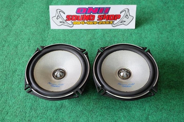 ลำโพง Clarion รุ่น SRT1753 Plasma Field ลำโพงแกนร่วม 2 ทาง ขนาด 6.5" ลำโพงกรวยเคฟล่าห์สีขาว