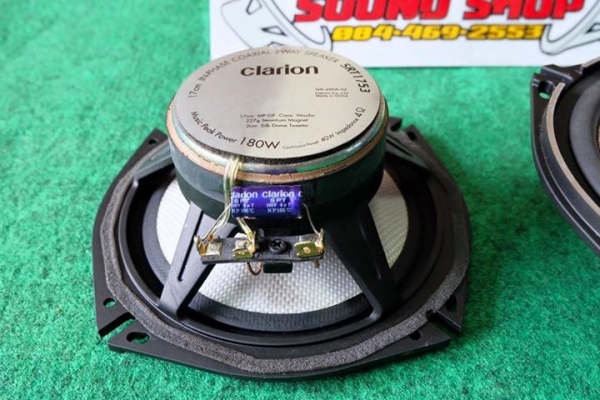 ลำโพง Clarion รุ่น SRT1753 Plasma Field ลำโพงแกนร่วม 2 ทาง ขนาด 6.5" ลำโพงกรวยเคฟล่าห์สีขาว ลำโพง Clarion รุ่น SRT1753 Plasma Field ลำโพงแกนร่วม 2 ทาง ขนาด 6.5" ลำโพงกรวยเคฟล่าห์สีขาว