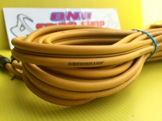 สายสัญญานคุณภาพ Boschmann มือสองญี่ปุ่น ยาว 5 เมตร หัวทอง สายใหญ่ สายสัญญานคุณภาพ Boschmann มือสองญี่ปุ่น ยาว 5 เมตร หัวทอง สายใหญ่