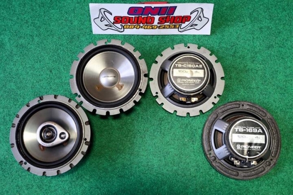 เซ็ทลำโพงกรวยอลูมิเนียม Pioneer Carrozzeria ครบเซ็ท ขนาด 6" ตรงรุ่นทุกชิ้น Made in Japan เซ็ทลำโพงกรวยอลูมิเนียม Pioneer Carrozzeria ครบเซ็ท ขนาด 6" ตรงรุ่นทุกชิ้น Made in Japan