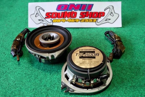 ลำโพง Pioneer Carrozzeria รุ่น TS-J100A ลำโพงแกนร่วมขนาด 4" กรวยเคฟล่าห์สีเหลือง ลำโพง Pioneer Carrozzeria รุ่น TS-J100A ลำโพงแกนร่วมขนาด 4" กรวยเคฟล่าห์สีเหลือง