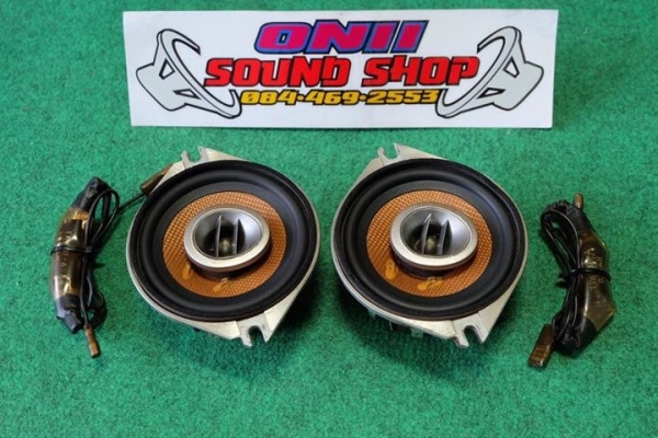 ลำโพง Pioneer Carrozzeria รุ่น TS-J100A ลำโพงแกนร่วมขนาด 4" กรวยเคฟล่าห์สีเหลือง