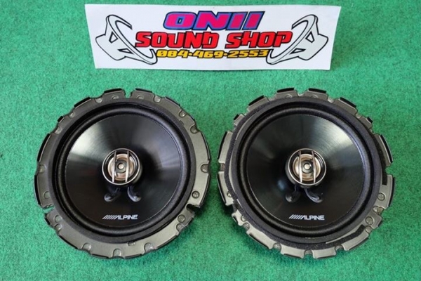 ลำโพง Alpine รุ่น STE-162C ลำโพงแกนร่วม 2 ทาง ขนาด 6" กรวยโพลี ขอบผ้า