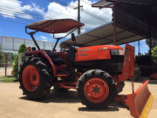 ขายรถไถKubota L4508DI (4WD) พร้อมใบมีดหน้าและโรตารีช้าง รถพร้อมใช้งาน
