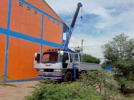 ขายรถบรรทุก 10 ล้อ ติดเครนฮีโน่หัวสิงห์โฮเทคHO7C-T เครื่อง202 แรงม้า เครนทอดาโน 3 ตัน 6 ปลอก 5 ชักท้