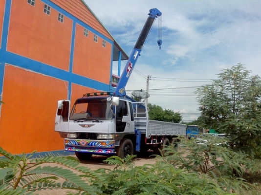 ขายรถบรรทุก 10 ล้อ ติดเครนฮีโน่หัวสิงห์โฮเทคHO7C-T เครื่อง202 แรงม้า เครนทอดาโน 3 ตัน 6 ปลอก 5 ชักท้