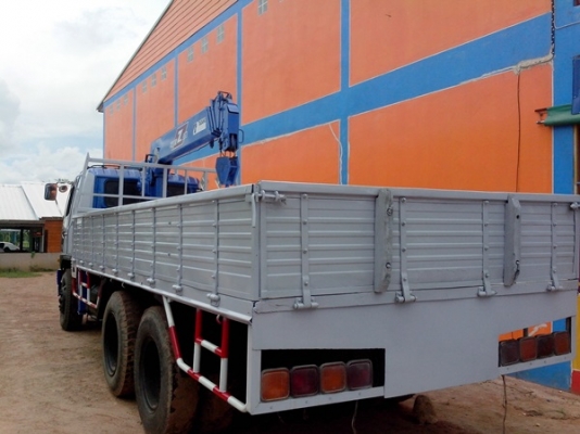 ขายรถบรรทุก 10 ล้อ ติดเครนฮีโน่หัวสิงห์โฮเทคHO7C-T เครื่อง202 แรงม้า เครนทอดาโน 3 ตัน 6 ปลอก 5 ชักท้