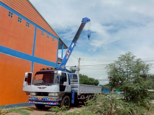 ขายรถบรรทุก 10 ล้อ ติดเครนฮีโน่หัวสิงห์โฮเทคHO7C-T เครื่อง202 แรงม้า เครนทอดาโน 3 ตัน 6 ปลอก 5 ชักท้