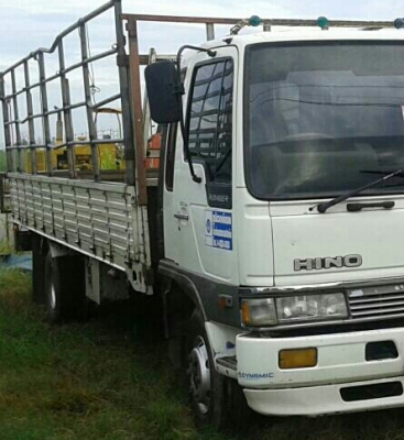 หกล้อ ฮีโน้ FD2HPA195 ปี45 ยาว7.20 ม แอร์ เวอร์ ทิฟฟี ยางเรเดียล ทะเบียนพร้อมโอน