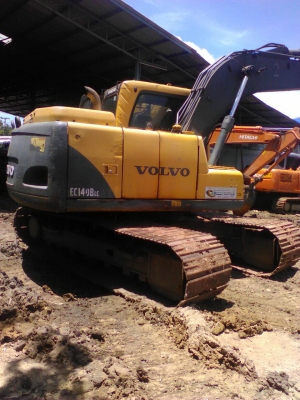 ขายรถแบคโฮ VOLVO EC140BLC เอกสารเล่มทะเบียน ราคา 950000