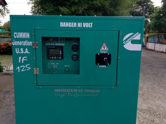 เครื่องปั่นไฟCUMMINS 125 Kva.U.S.A.รับประกัน 18 เดือน เครื่องปั่นไฟCUMMINS 125 Kva.U.S.A.รับประกัน 18 เดือน
