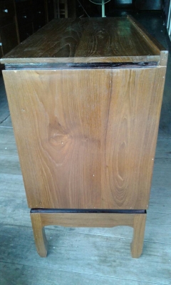 โต๊ะบัญชีงานเก่าไม้สักทอง