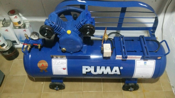 ปั้มลม PUMA 2 แรงม้า ถังลม 148 ลิตร ใหม่เอี่ยม ยังไม่ได้ใช้ (ไม่รวมมอเตอร์)