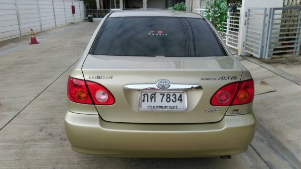 ขาย Toyota Altis 2001 สีทองตัวท๊อป 1.8G