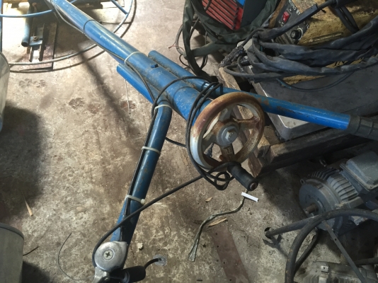 ขายเครื่องปาดหน้าปูน เครื่องยนต์yamaha ใช้งานได้เลยครับ