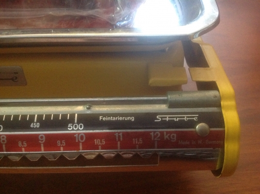 ขายตราชั่งสปิงงานเก่าเยอรมัน ยุคปี 1960-1970 มีความละเอียดสูงสามารถชั่งของต่ำกว่า 100 กรัมได้