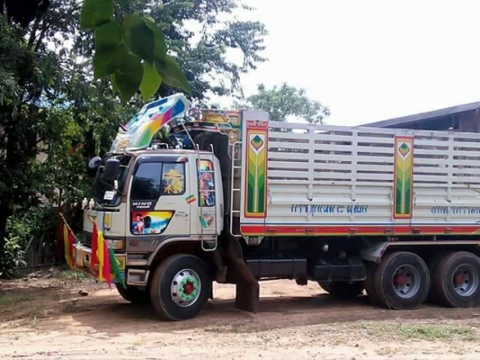 ขายสิบล้อพ่วงFM3Mแม่ลูกดั๊มสองเพลา