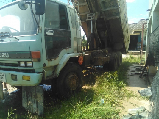 สิบล้อ อีซูซุ 195 นางฟ้าแท้ ดั้ม เพาเดียว สภาพดีบางเดิม เครืองดี แคชชีสวยจัด ทะเบียนพร้อมโอน