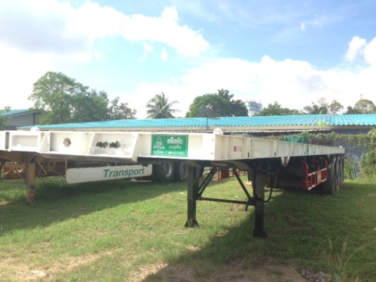 หางเทรลเลอร์พื้นเรียบ 40 ฟุต 3 เพลา