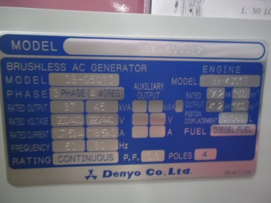 DENYO DCA-45USI2 สนใจติดต่อ หนึ่ง 061-4194021