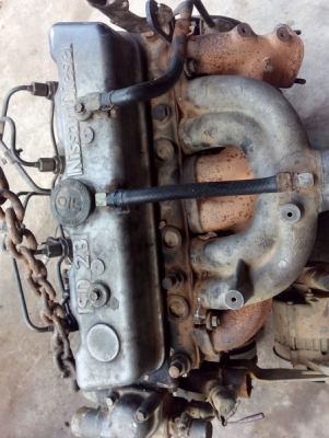 ขายเครื่องยนต์นิสสัน SD23  เครื่องพร้อมใช้งาน เอาไปทำเครื่องต้นกำลังสำหรับงานต่างๆ