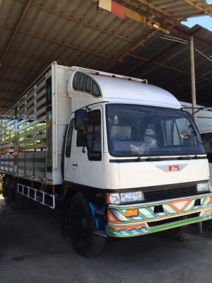 10ล้อเพลาเดียว เครื่อง 195 ยาว 7.10 คอกมิเนียมสามมิตร รถห้างแท้ พร้อมใช้งาน ราคาคุยได้