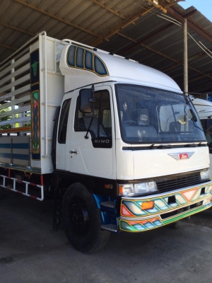 10ล้อเพลาเดียว เครื่อง 195 ยาว 7.10 คอกมิเนียมสามมิตร รถห้างแท้ พร้อมใช้งาน ราคาคุยได้