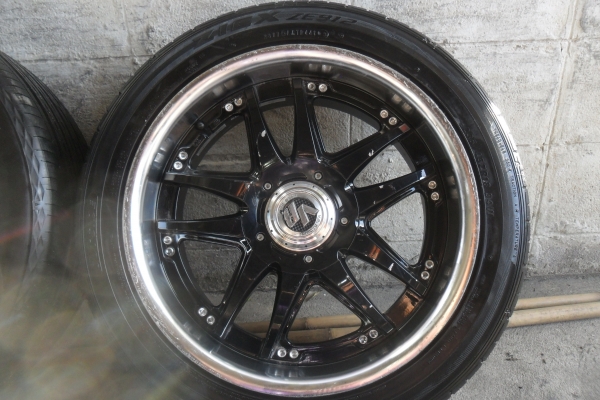 ล้อแม็ก 18นิ้ว 6รู พร้อมยาง สวยๆ 4 ล้อ 8500 บาท