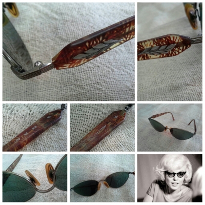 แว่นตาวินเทจแคทอายส์ LES LUNETTES ESSILOR/FRANCE